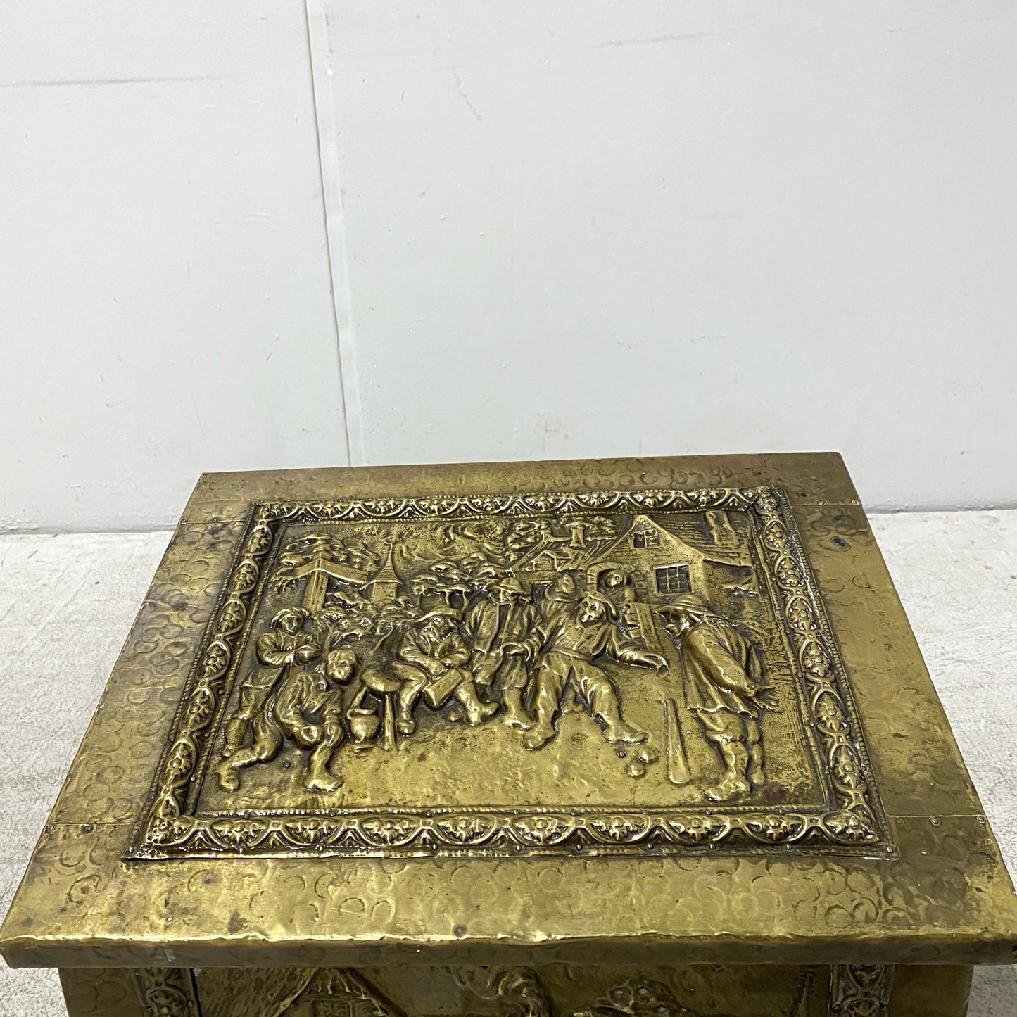 Antique Brass Chest