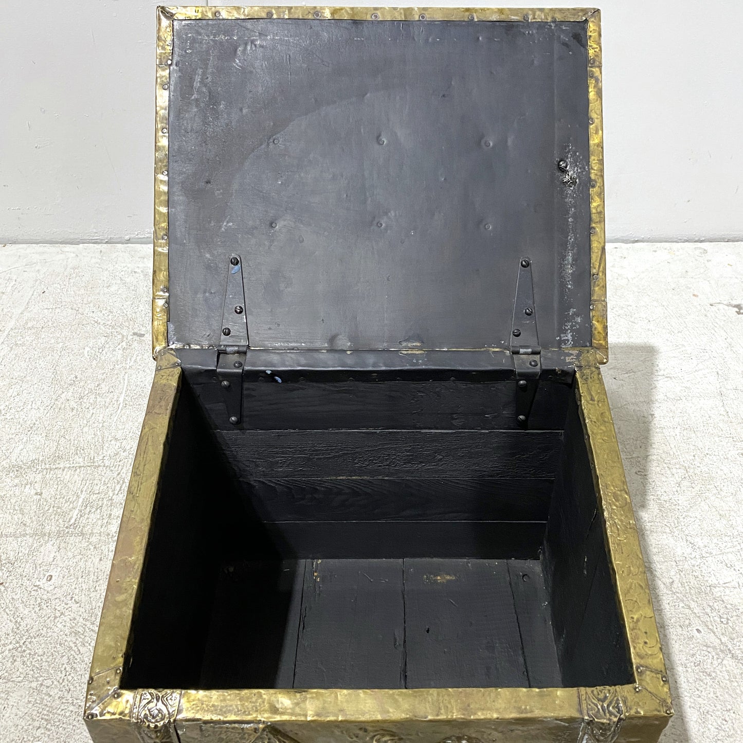 Antique Brass Chest