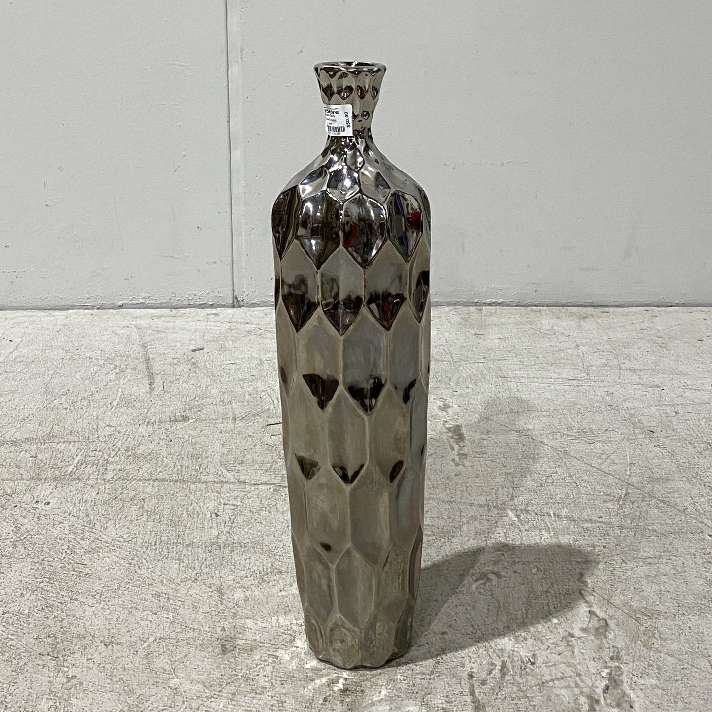 Silver Style Vase