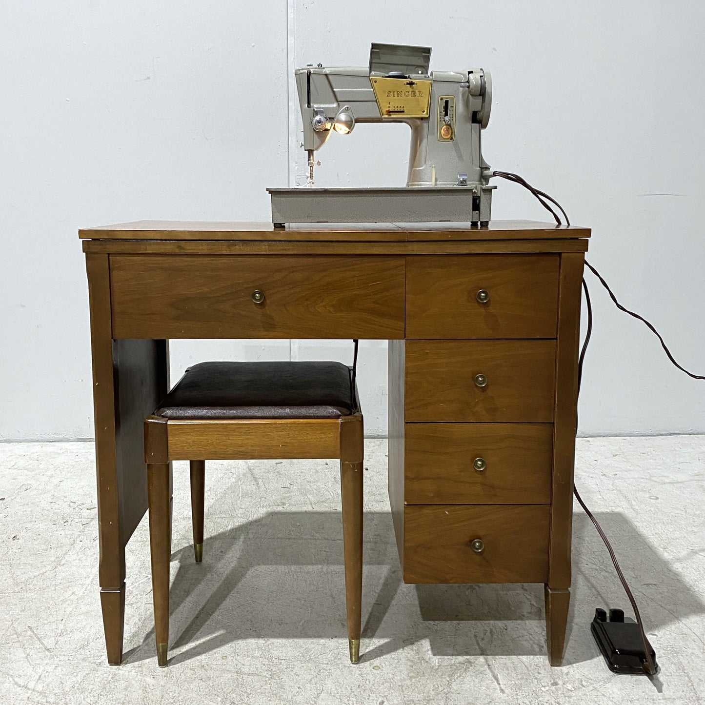 Antique 'Singer' Sewing Machine Table