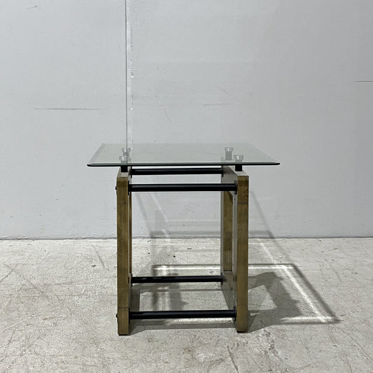 Glass End Table