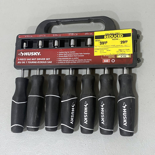 7-Piece SAE Nut Driver Set
