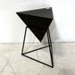 Geometric Inverted Pyramid Accent Table