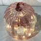 Pink Light-up Glass Pumpkin