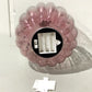 Pink Light-up Glass Pumpkin
