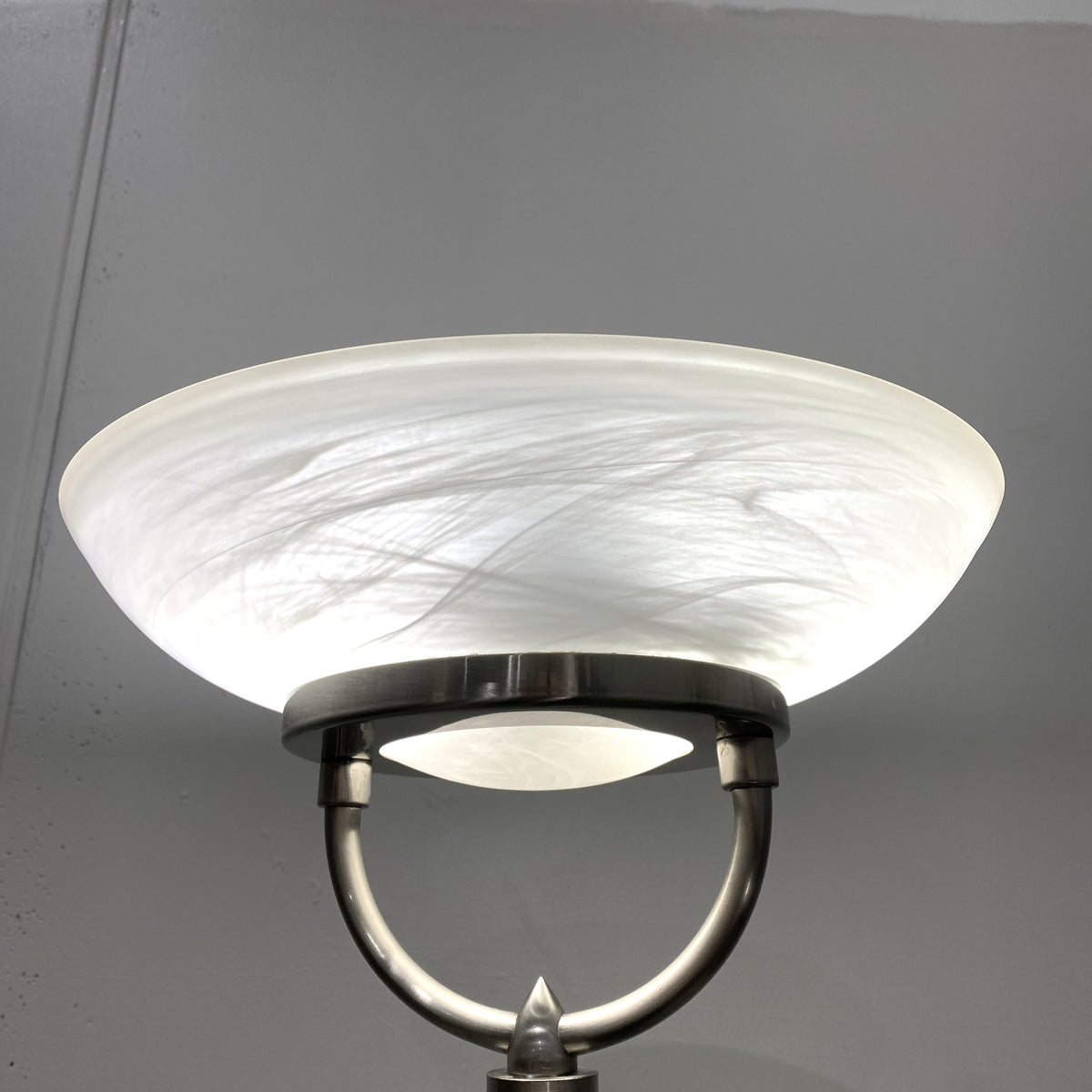 Brushed Steel Floor Lamp