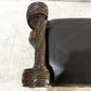 Traditional Carved Dark Wood Accent Bench