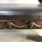Traditional Carved Dark Wood Accent Bench