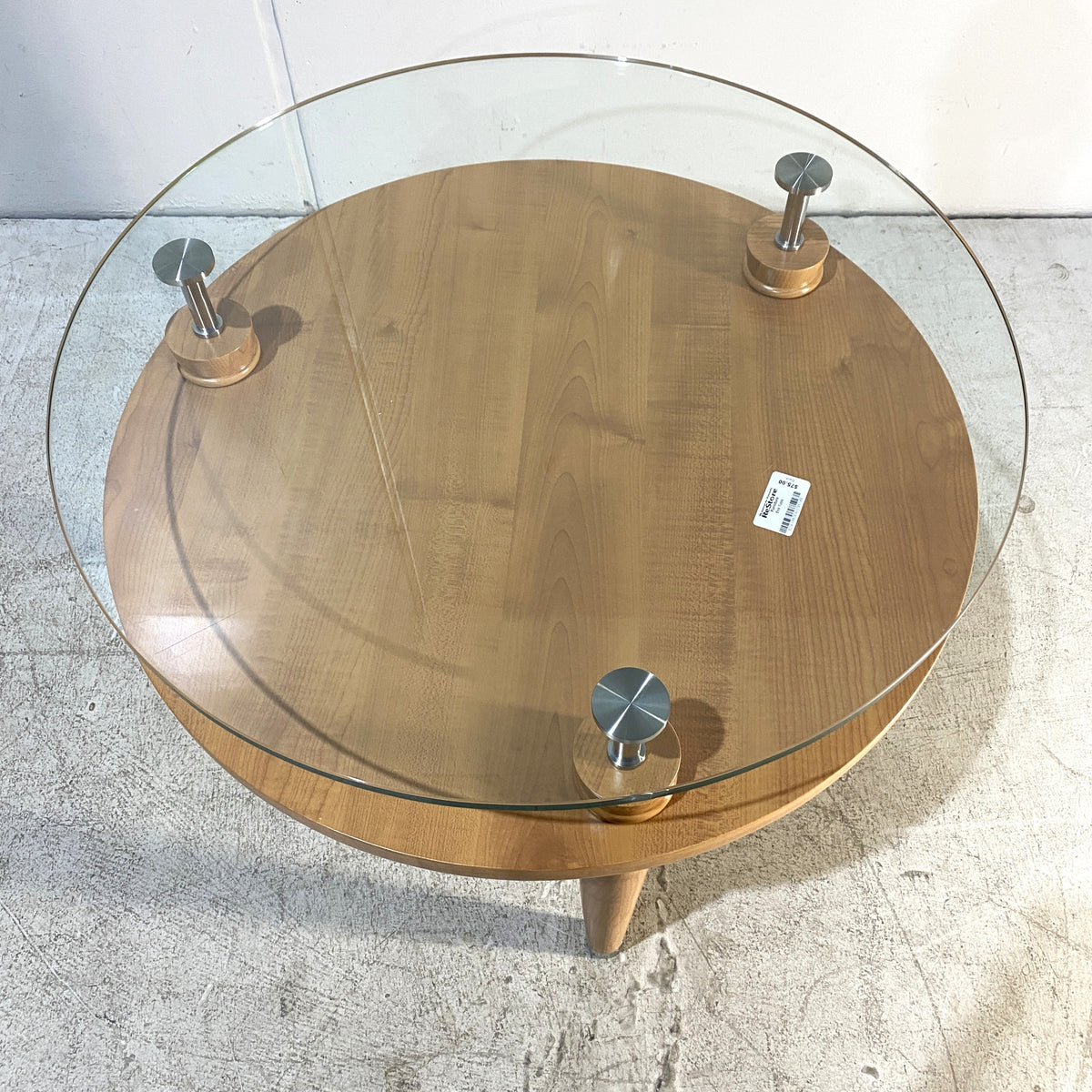 Two-tier Round End Table