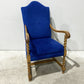 Late 19th- Century William & Mary style Walnut Fauteuil Armchair