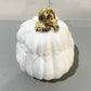 White Ceramic Pumpkin
