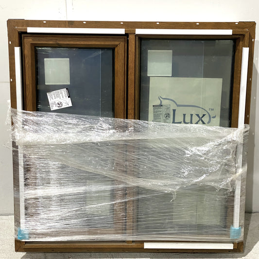 Triple Pane 36 x 36 Window with Dark Oak Pattern