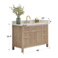 48" Natural Oak Vanity