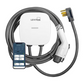 White Electric Vehicle Level 2 Plug-In Charging Station
