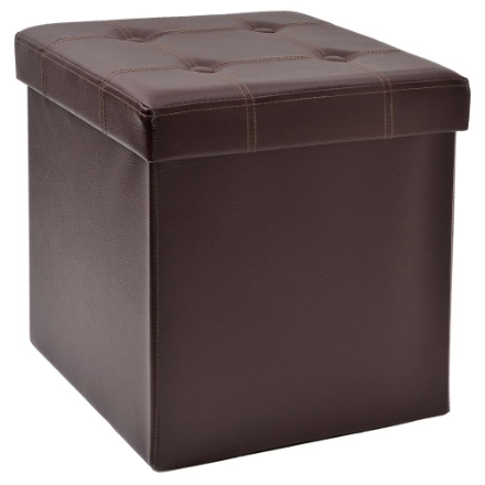 15-inch Foldable storage Ottoman