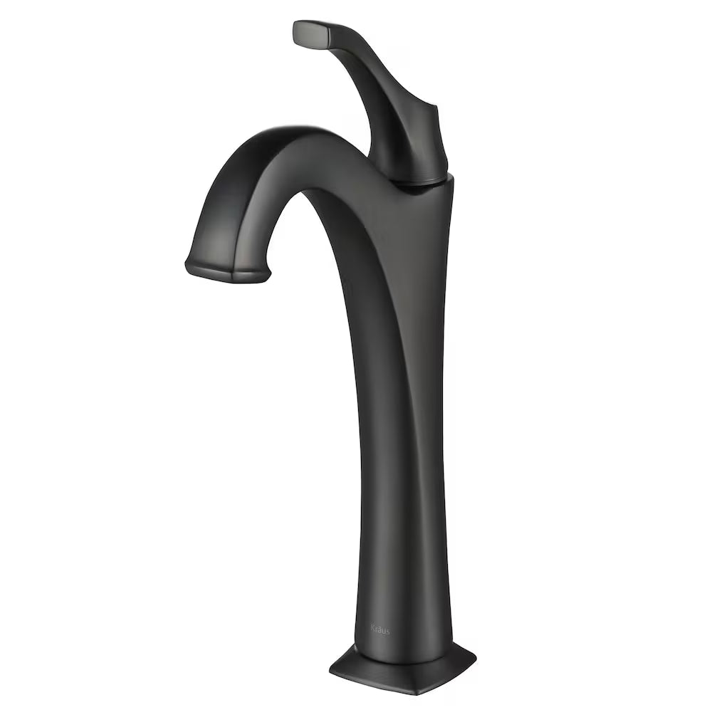 Matte Black Vessel Bathroom Faucet