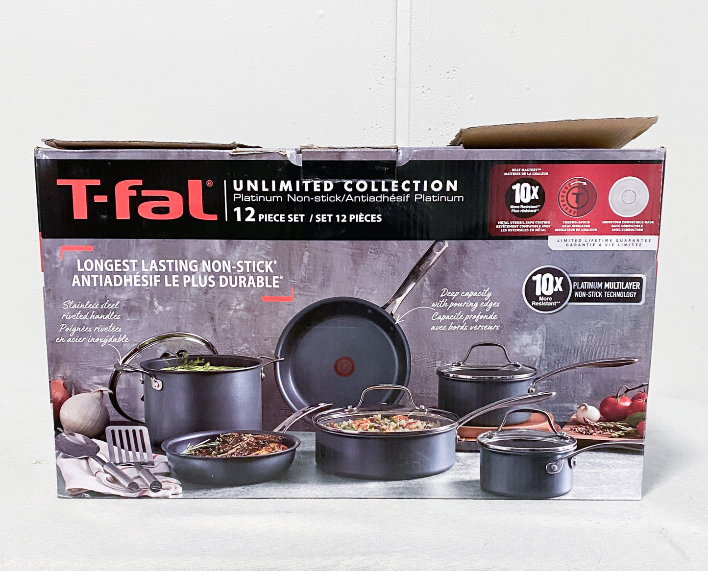 12-Piece T-Fal Cookware Set