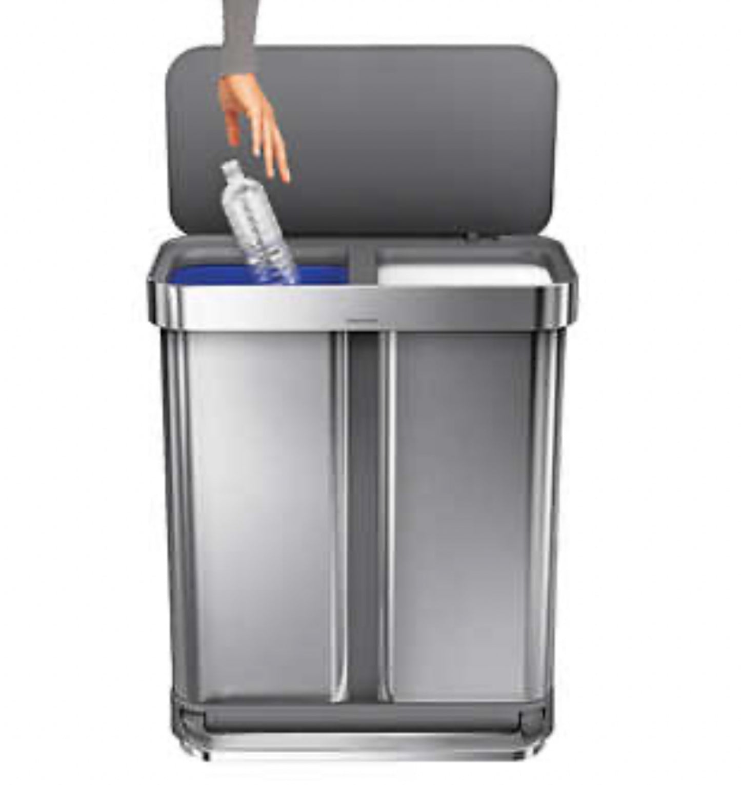 Simplehuman 58L Dual Compartment Step Can