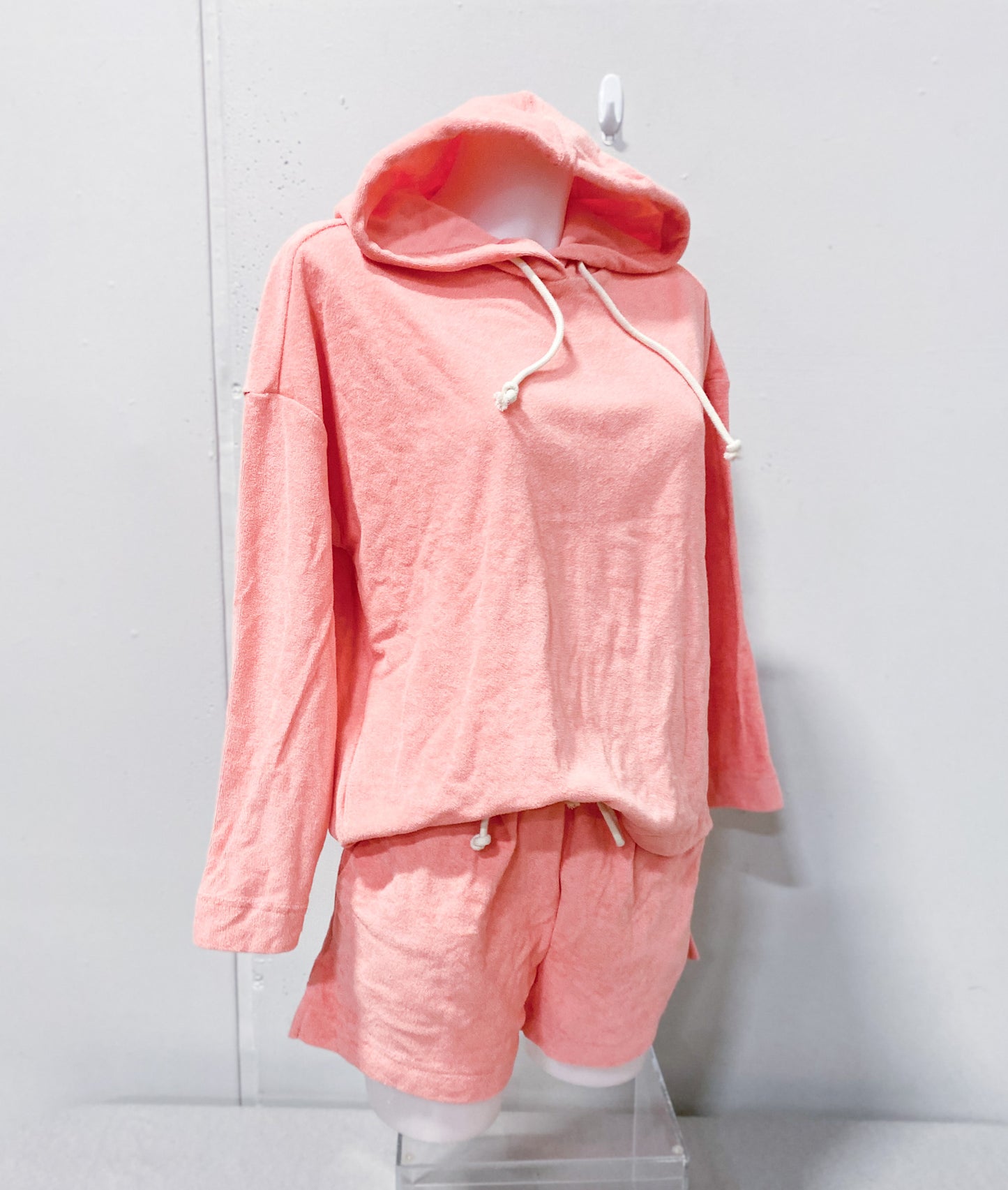 Women's Peach Pajama Set (Size Medium)