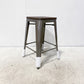 Rustic Metal Backless Barstools