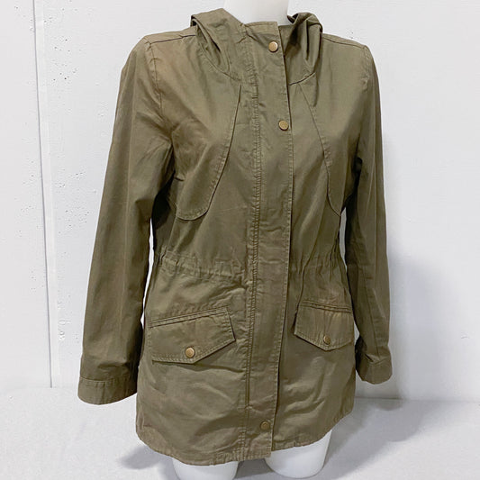 Olive Canvas Jacket- Size Small