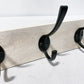 27" Wood 5-Hook Wall Rack