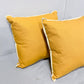 Canary Yellow Throw Pillow (Set of 2)