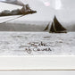 Black and White Sailboat Print