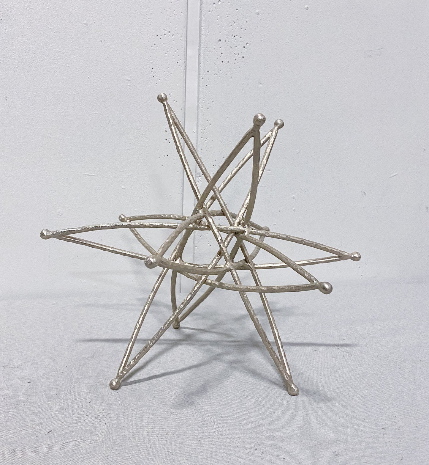 Copy of 3D Geometric Silver Metal Star Sculpture