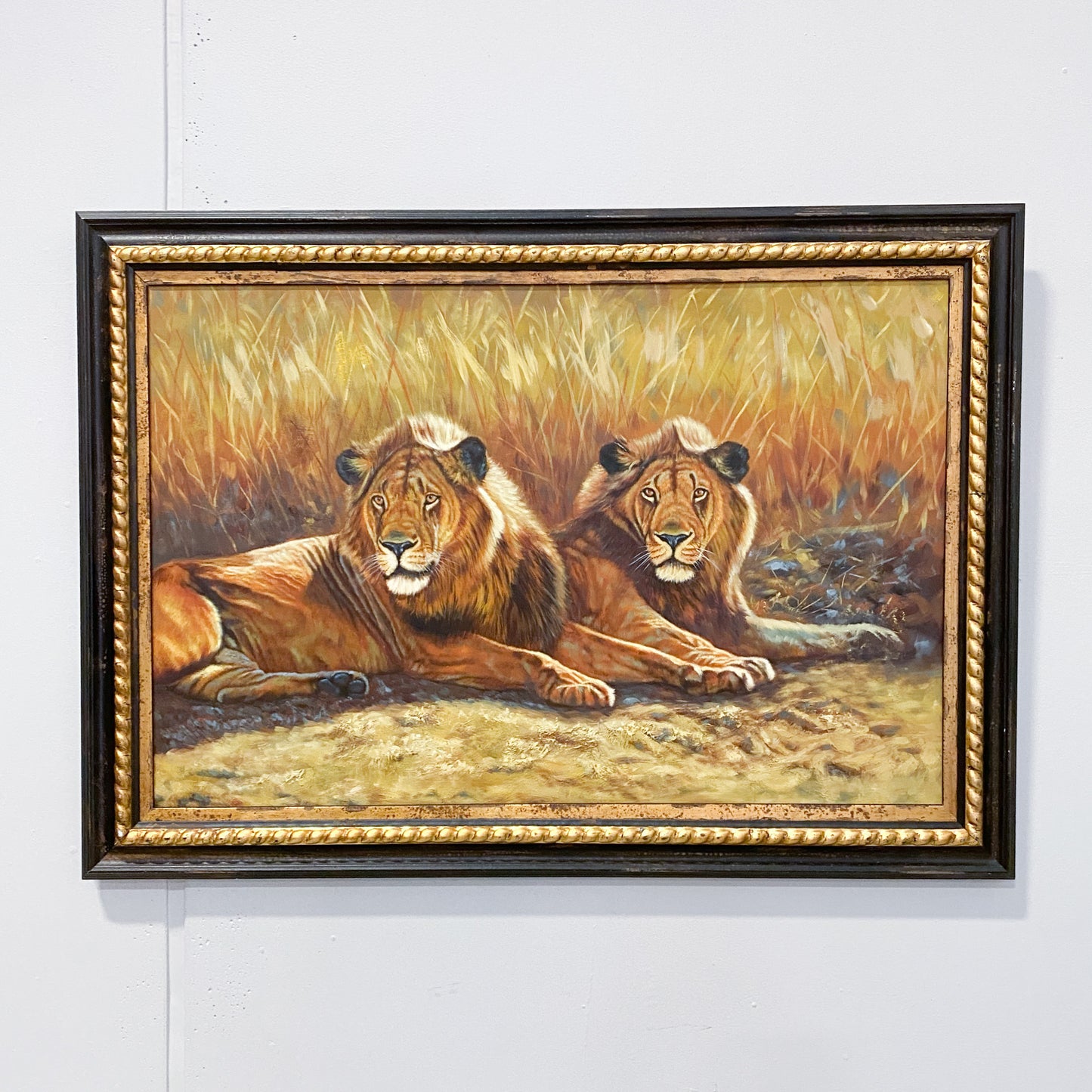 30" x 42" Lions Artwork