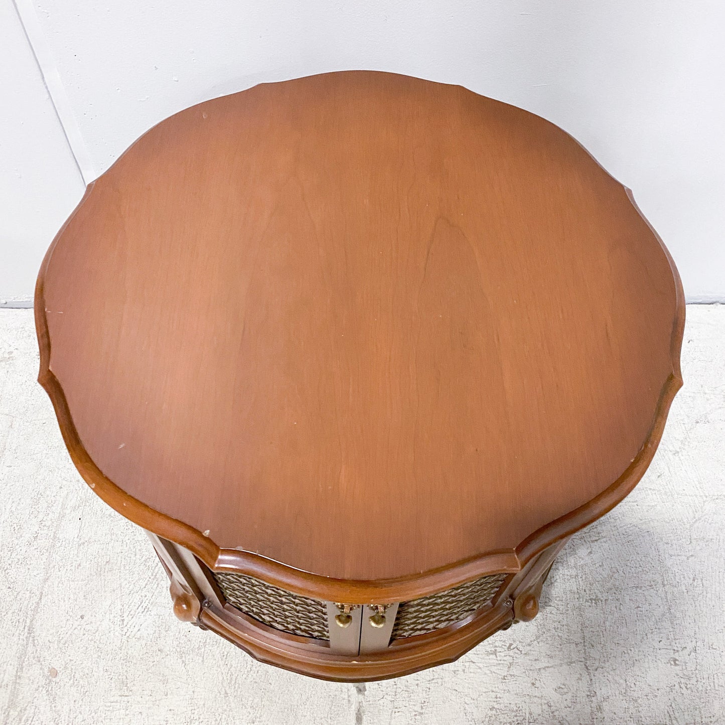 Vintage Round End Table