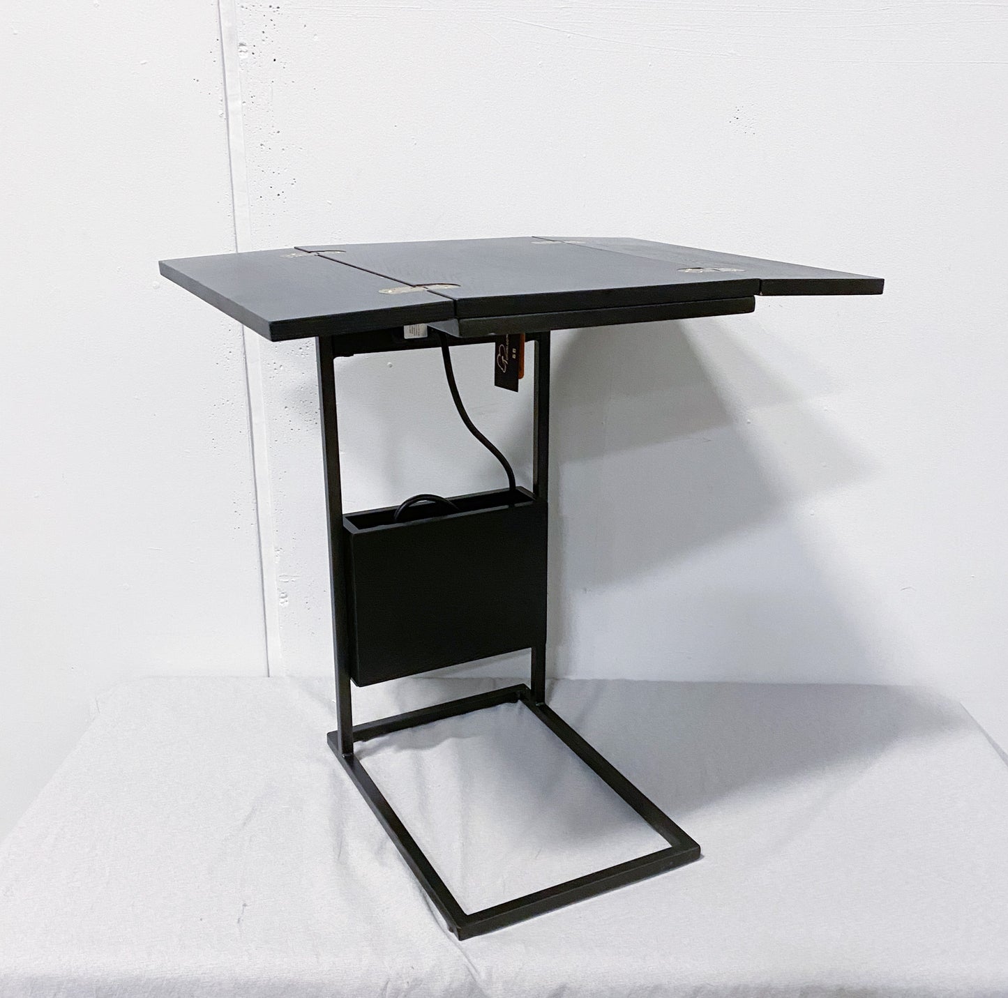 Industrial Side/Sofa/Computer Table with Expandable Top