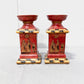 Asian Motif Candle Holder (Set of 2)