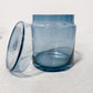 Blue Glass Canisters (Set of 3)