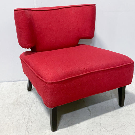 Vintage Red Accent Chair