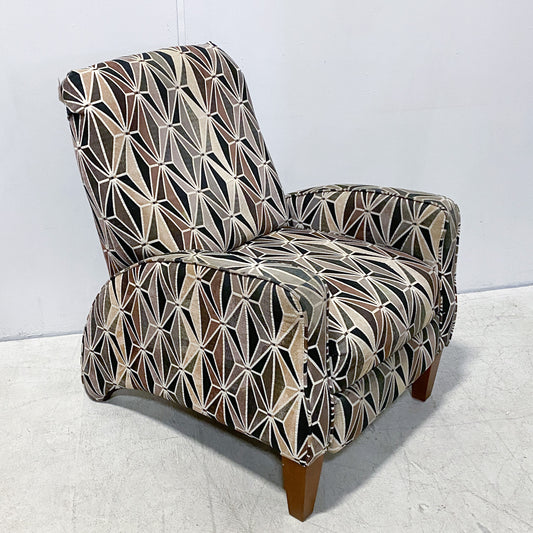 Geometric Multi-Colour Recliner Accent Chair