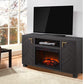 Contemporary Electric Fireplace Media Console