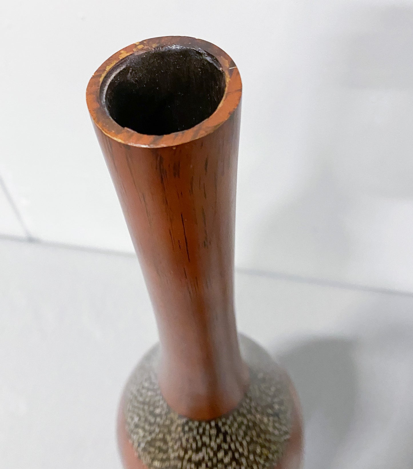 Modern Wood Vase