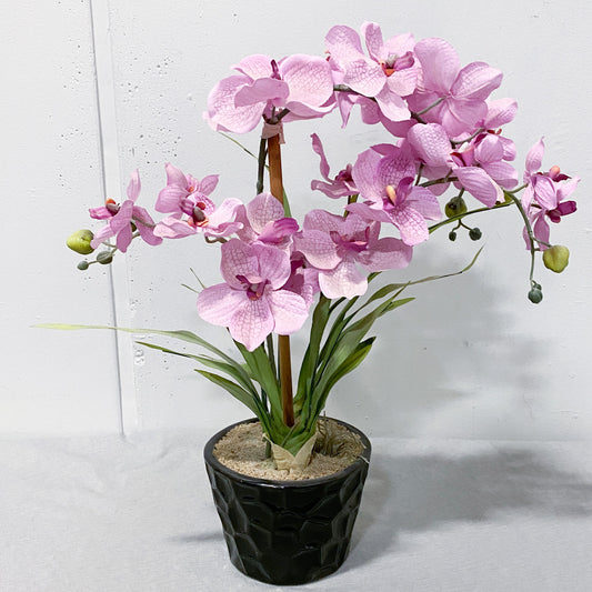 22" Faux Orchid Plant