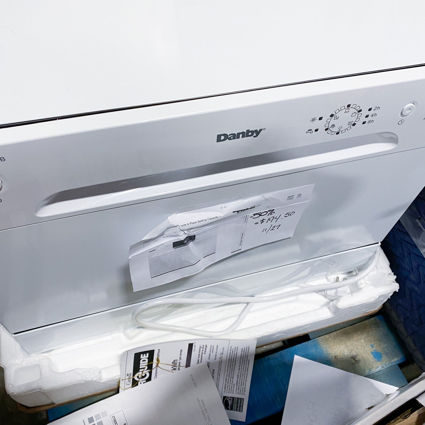 Danby Countertop Portable Dishwasher.