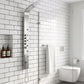 68-Inch 6-Jet Shower Wall Panel System with Fixed Rainhead Handheld Wand