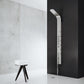 68-Inch 6-Jet Shower Wall Panel System with Fixed Rainhead Handheld Wand