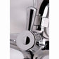 Victorian 3-Handle Deck-Mount Claw Foot Tub Faucet with Hand Shower in Chrome