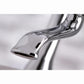 Victorian 3-Handle Deck-Mount Claw Foot Tub Faucet with Hand Shower in Chrome