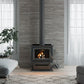 Mid-sized Plate steel Pedestal Wood Stove