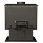 Mid-sized Plate steel Pedestal Wood Stove