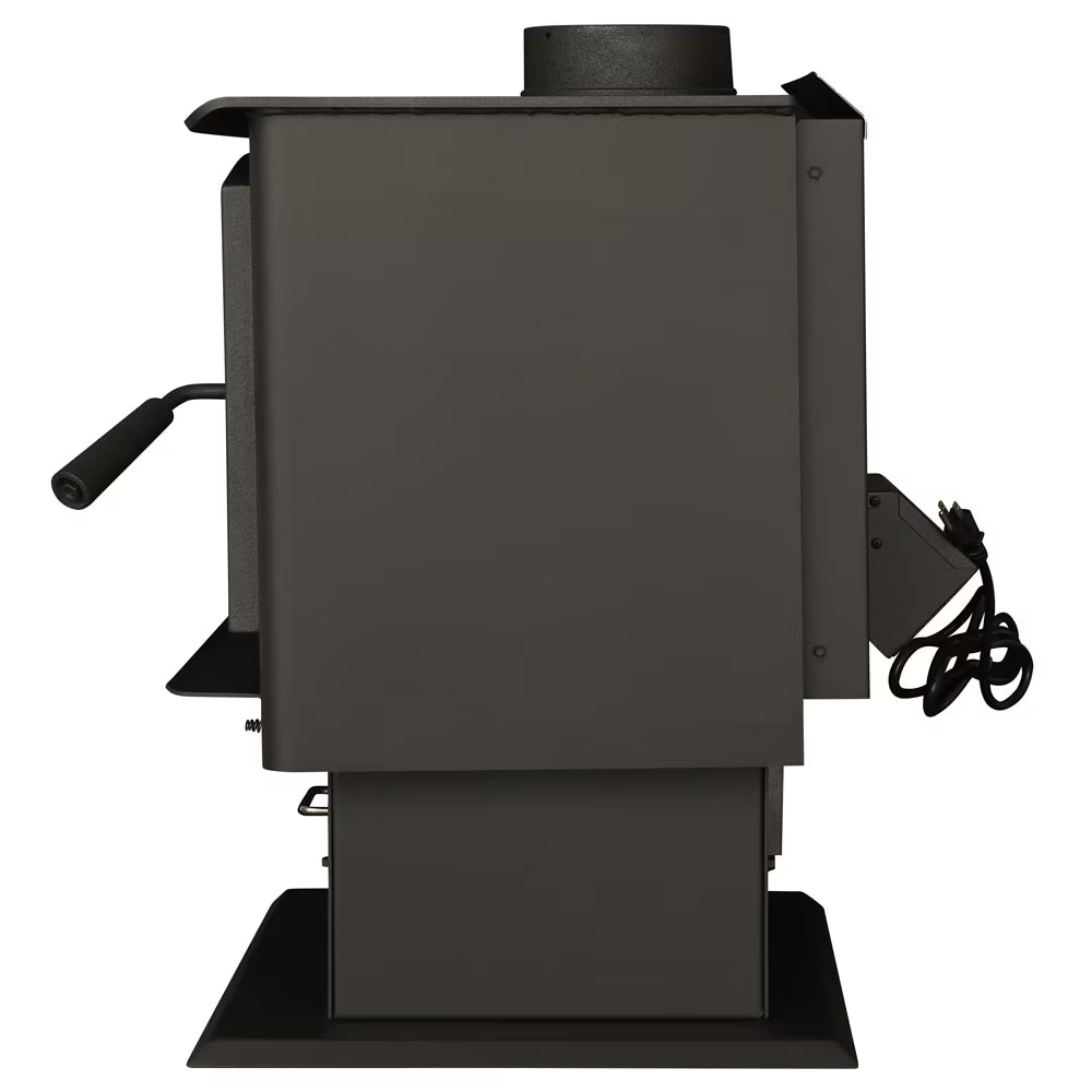 Mid-sized Plate steel Pedestal Wood Stove