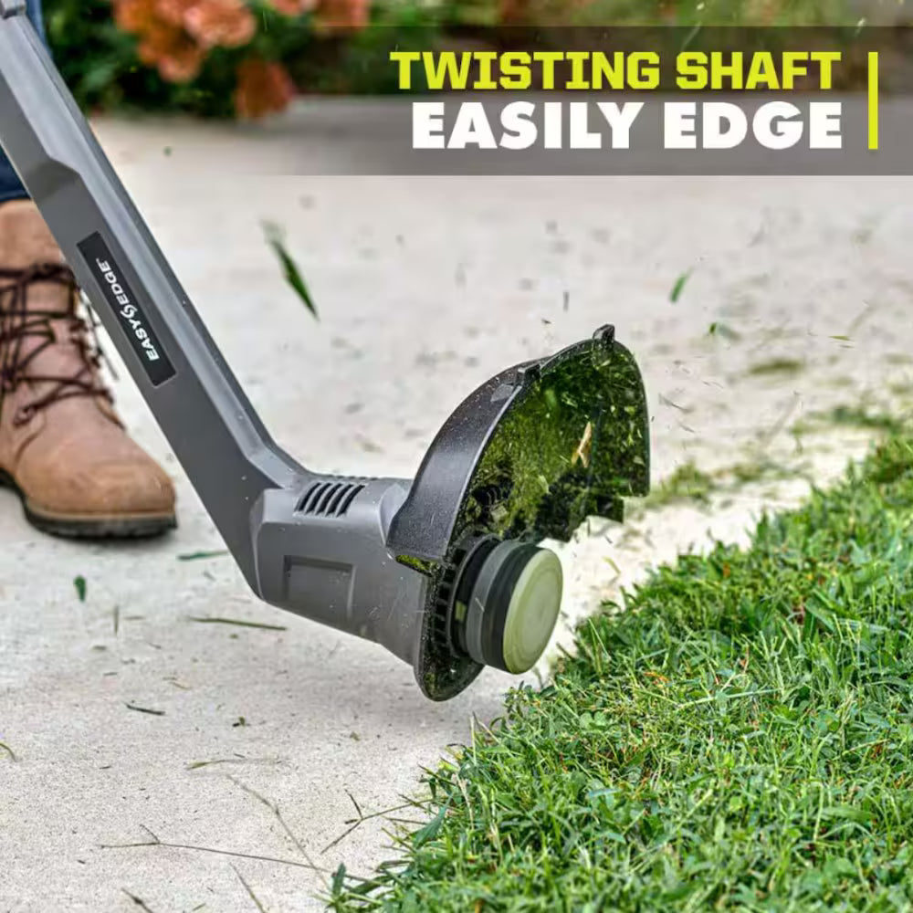 18V 10 in. Cordless Battery String Trimmer/Edger with Replacement Auto Feed Line Spools