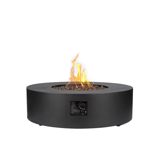 40-inch Outdoor Patio Round Gas Fire Pit 65000 BTUs
