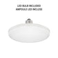 Adjustable Indoor/Outdoor Matte Black LED Ceiling Fan with Remote